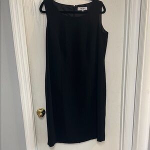 Jones Studio Elegant Black Sleeveless Midi Dress